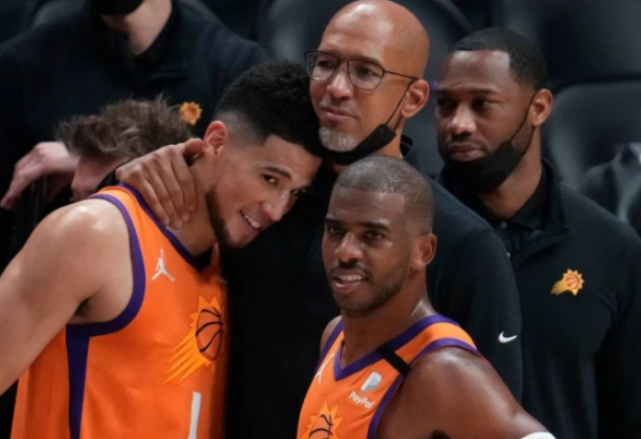  布克三分雨浇灭热火，太阳豪取五连胜登顶西部